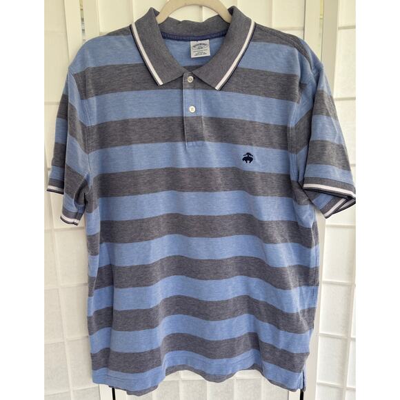Brooks Brothers Other - Brooks Brothers 1818 Men’s XXL Striped Performance Polo Shirt Slim‎ Fit  FLAW